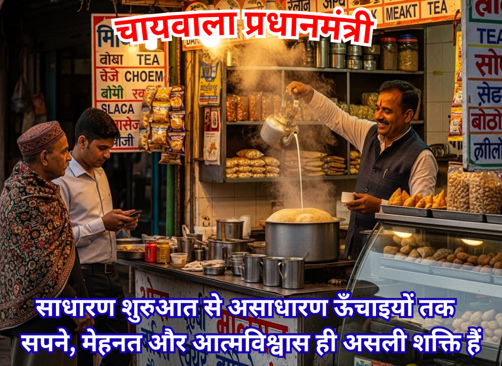 चायवाला प्रधानमंत्री: साधारण से असाधारण बनने की प्रेरणा